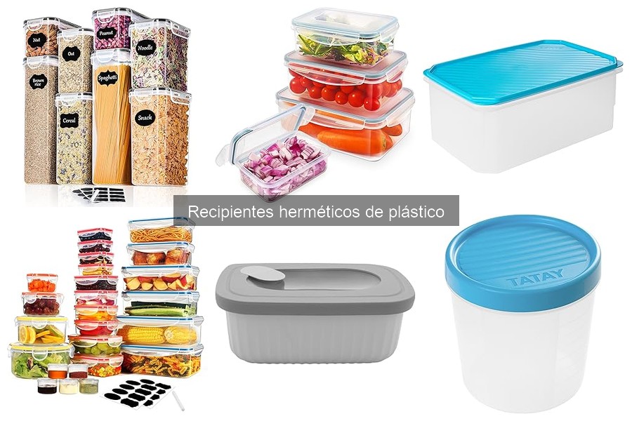Ventajas y desventajas de recipientes herméticos de plástico